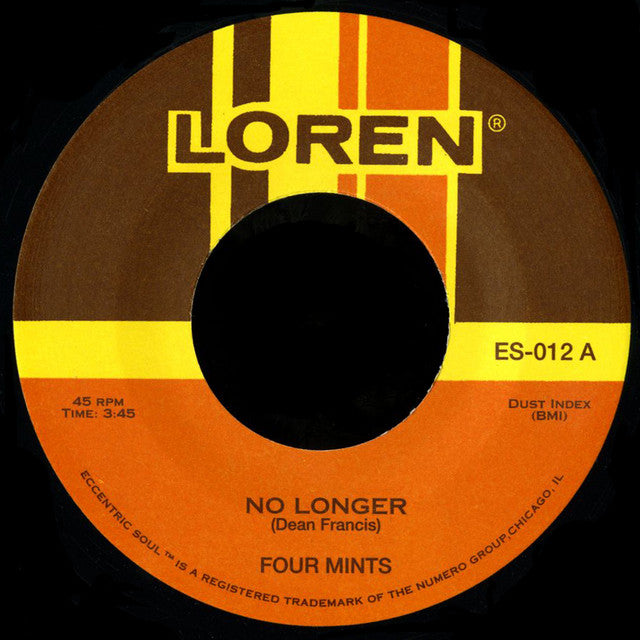The Four Mints - No Longer b/w Endlessly 7"