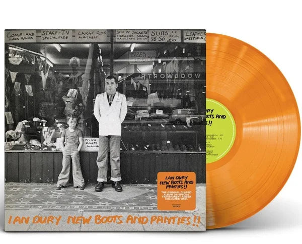 Ian Dury - New Boots And Panties!! LP (Orange Vinyl)