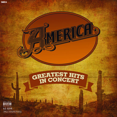 America – Greatest Hits: In Concert 2LP (180g, Audiophile, Gatefold)