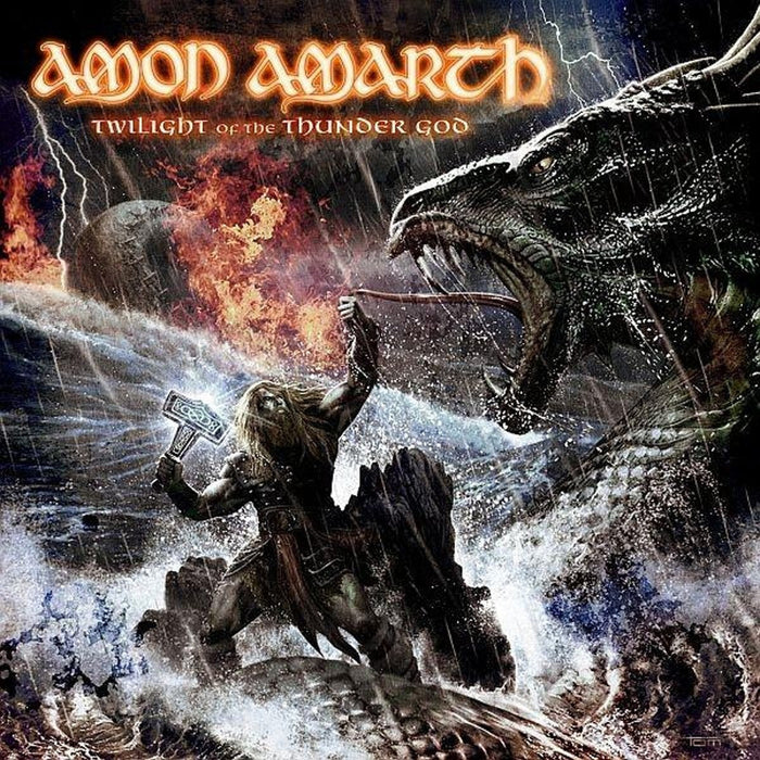Amon Amarth - Twilight Of The Thunder God LP (Marbled Vinyl, Gatefold Pop-Up Cover)