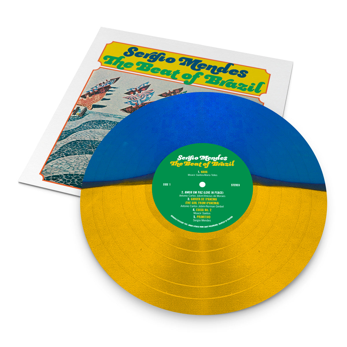 Sergio Mendes - The Beat Of Brazil LP (Green & Yellow Vinyl)