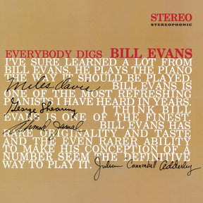 Bill Evans - Everybody Digs Bill Evans LP (180g, Red Vinyl)