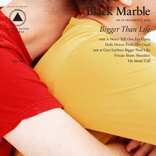 Black Marble - Bigger Than Life LP (Blue Vinyl)