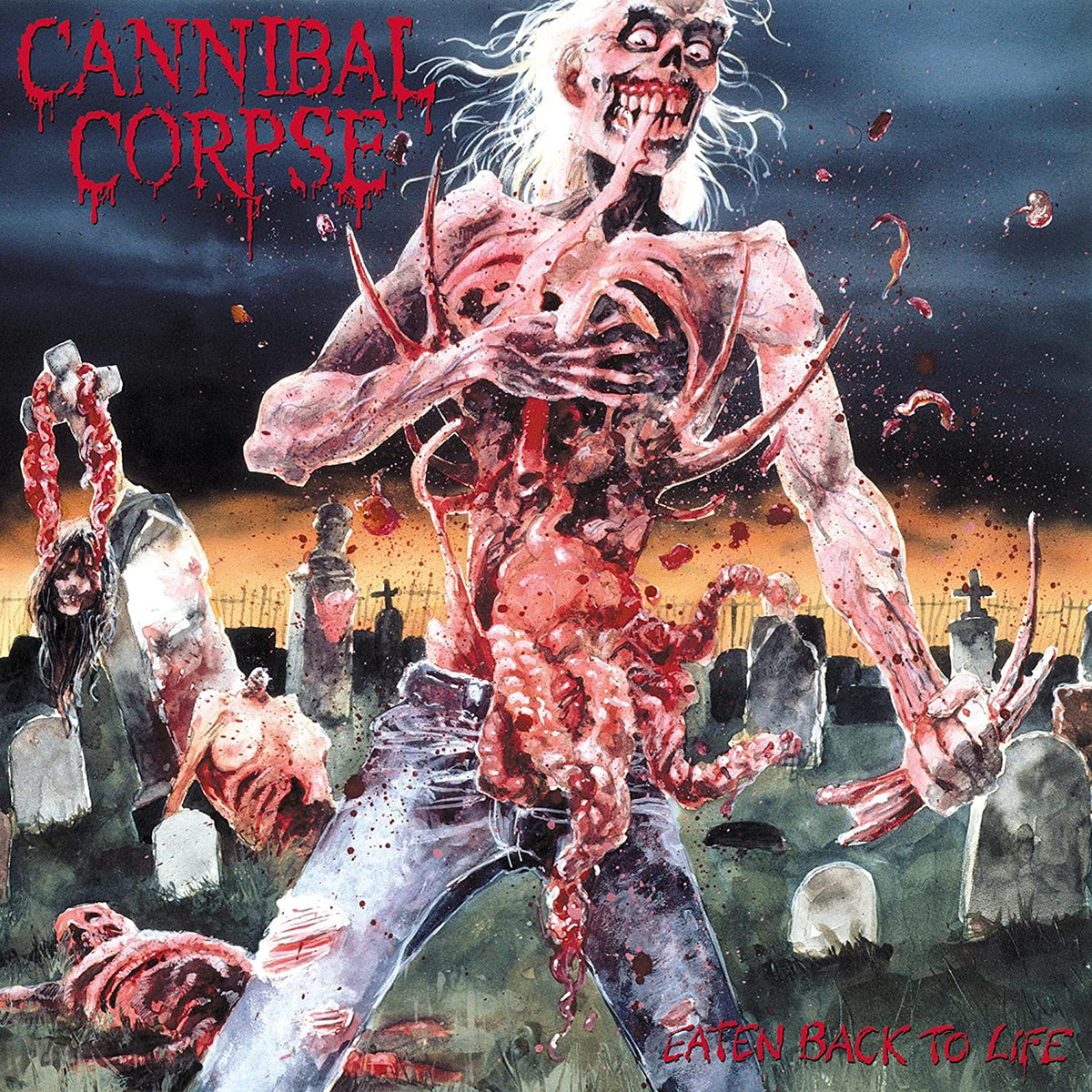 Cannibal Corpse - Eaten Back To Life LP (Red Swirl Vinyl)