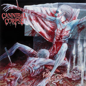 Cannibal Corpse – Tomb Of The Mutilated LP (Red & White Swirl Vinyl)