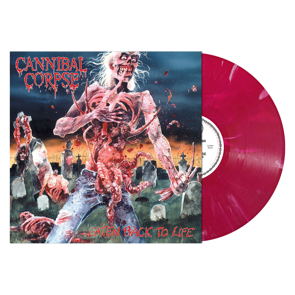 Cannibal Corpse - Eaten Back To Life LP (Red Swirl Vinyl)