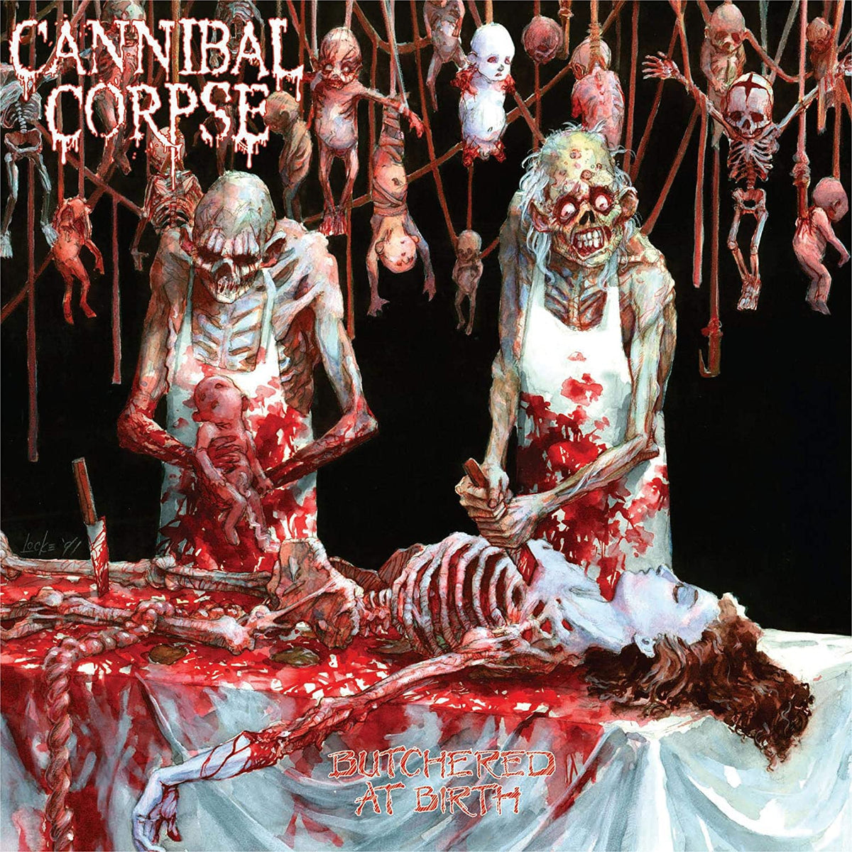 Cannibal Corpse – Butchered At Birth LP (Clear Vinyl)