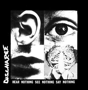 Discharge - Hear Nothing, See Nothing, Say Nothing LP (40th Anniversary, White Vinyl, Gatefold)