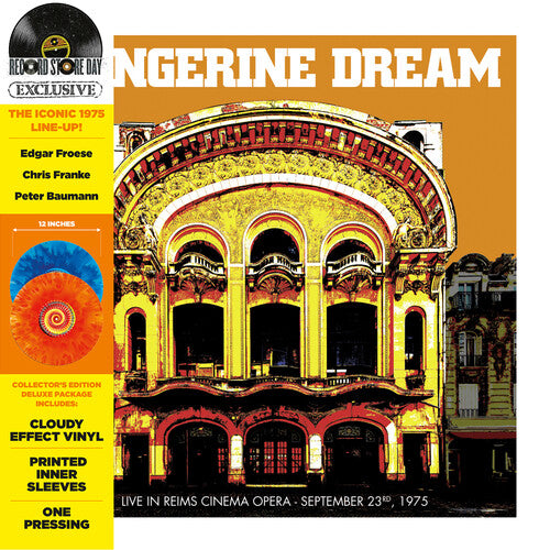 Tangerine Dream – Live In Reims Cinema Opera, September 23rd, 1975 2LP (RSD Exclusive 2022, Colored Vinyl, Gatefold)