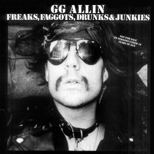 GG Allin - Freaks, Faggots, Drunks and Junkies LP (Color Vinyl)