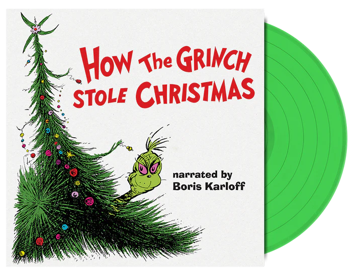 How The Grinch Stole Christmas - Soundtrack Album: Narrated by Boris Karloff LP (Green Vinyl)