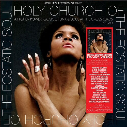 Holy Church Of The Ecstatic Soul - A Higher Power: Gospel, Funk & Soul At The Crossroads 1971-83 2LP(RSD Exclusive 2023, Colored Vinyl, Red, Digital Download Card)