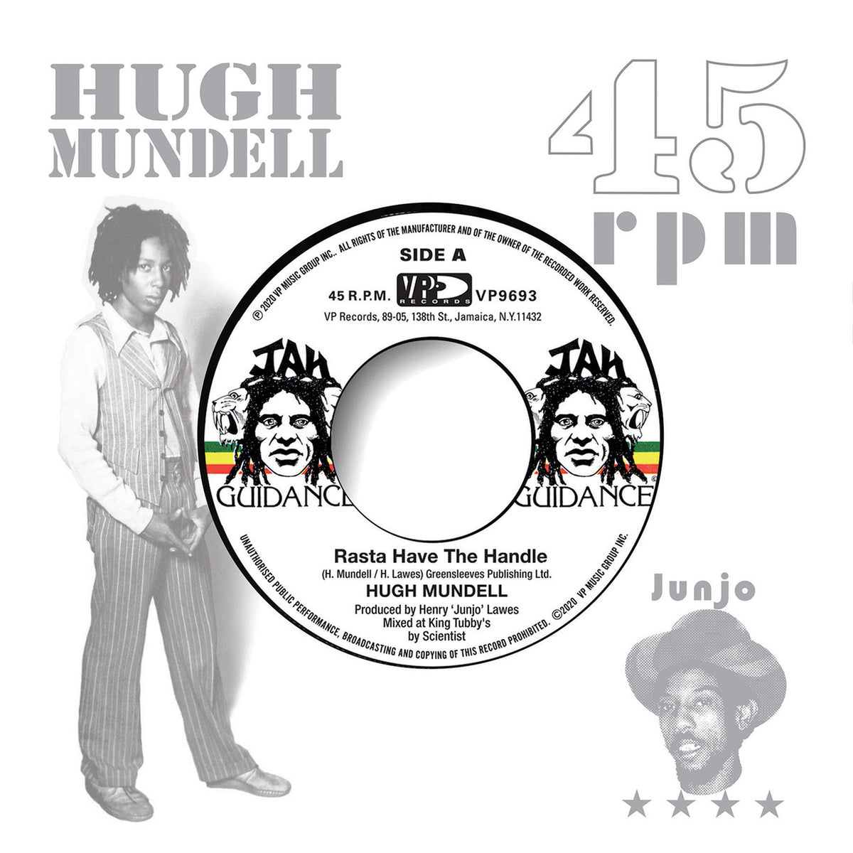 Hugh Mundell - Rasta Hold The Handle b/w Dangerous Match Two 7"