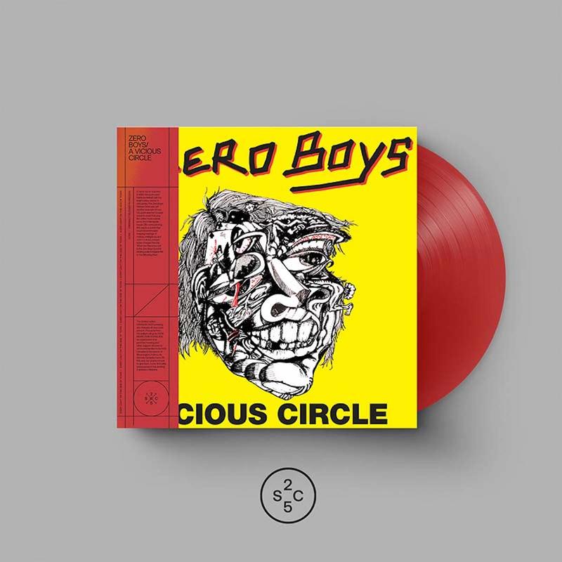 Zero Boys - Vicious Circle LP (Reissue, Remastered, Red Opaque Vinyl)