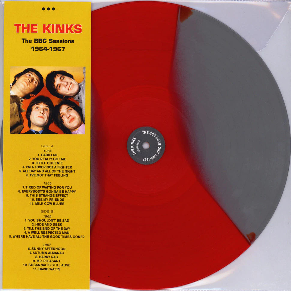 The Kinks - The BBC Sessions 1964-1967 LP (Grey + Red Tricolor Vinyl, Limited to 500)
