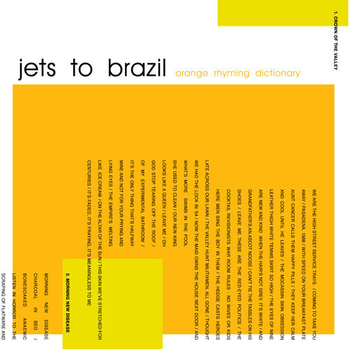 Jets To Brazil – Orange Rhyming Dictionary 2LP (180g)