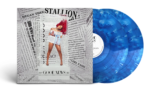 Megan Thee Stallion - Good News 2LP (Blue Vinyl, Gatefold)