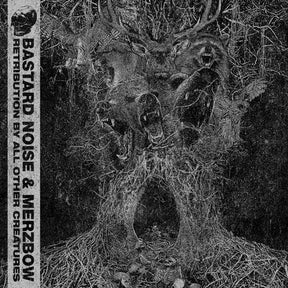 Bastard Noise & Merzbow – Retribution By All Other Creatures 2LP (Silver Vinyl, Gatefold)