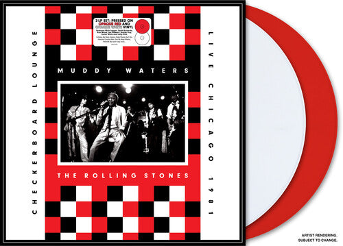 Muddy Waters & The Rolling Stones – Checkerboard Lounge - Live Chicago 1981 2LP (Red & White Vinyl, Gatefold)