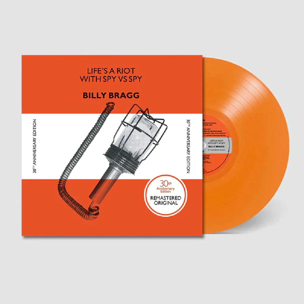 Billy Bragg – Life's A Riot With Spy Vs Spy LP (RSD Exclusive 2022, 30th Anniversary Edition, Orange Vinyl)