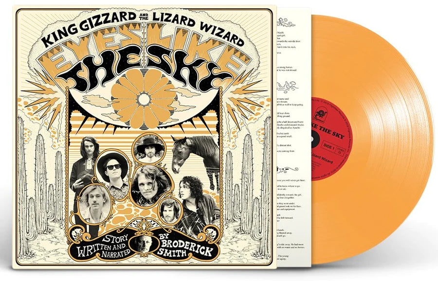 King Gizzard & The Lizard Wizard - Eyes Like The Sky LP (Peach Vinyl, 45rpm)