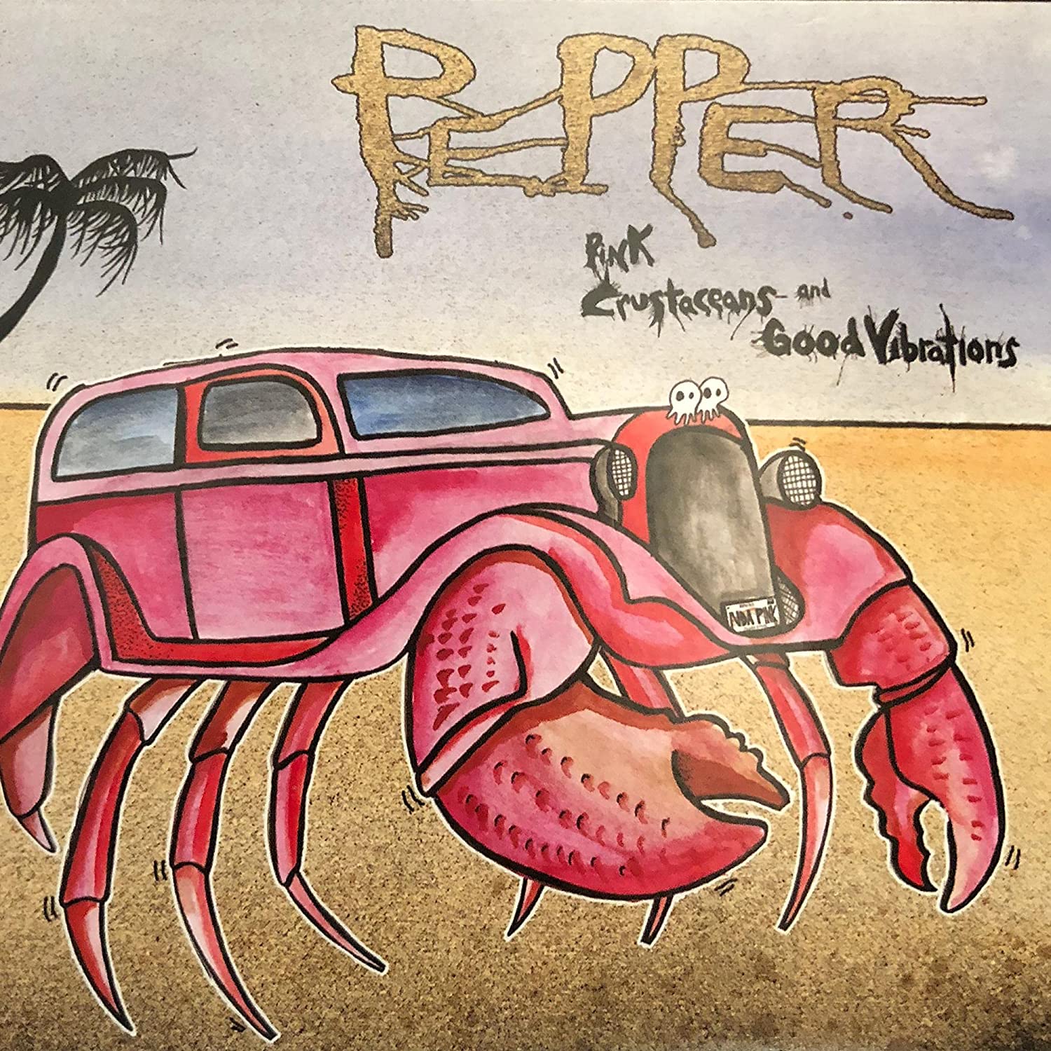 Pepper – Pink Crustaceans And Good Vibrations LP (Blue Vinyl)