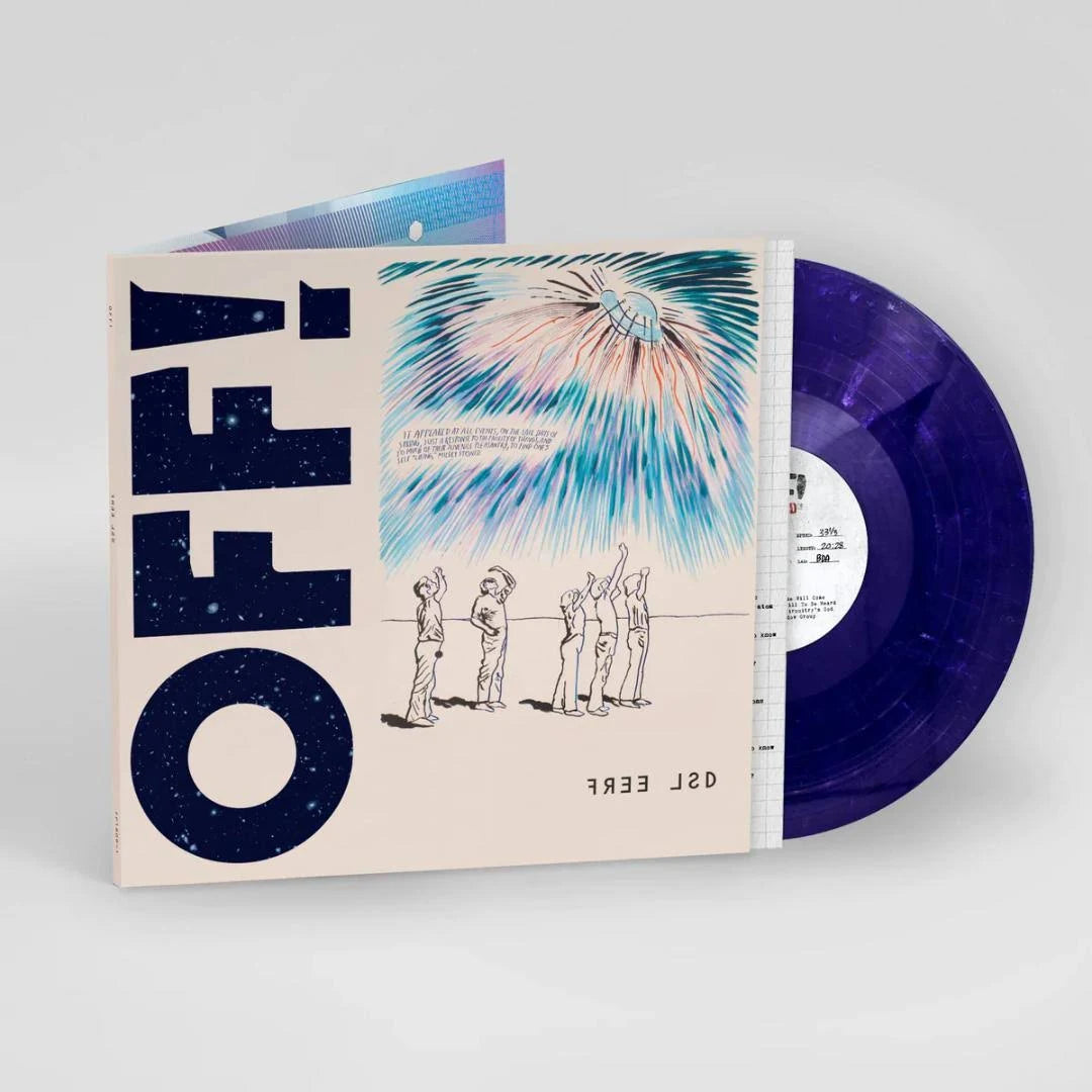 OFF! – Free LSD LP (Glow In The Dark Gatefold Edition, Purple Vinyl, Blotter Lyric Sheet)
