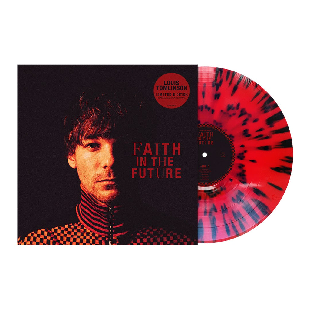 Louis Tomlinson - Faith In The Future (Black And Red Splatter with Sig –  Rustic Records