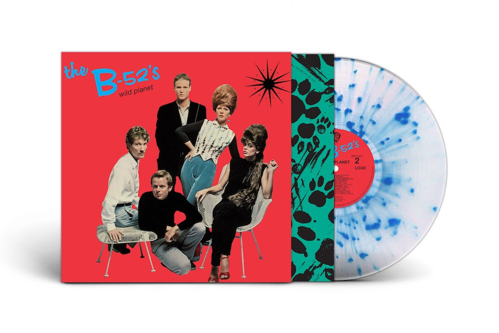 The B-52's - Wild Planet LP (Rocktober 2022 Edition, Blue Splatter Vinyl)