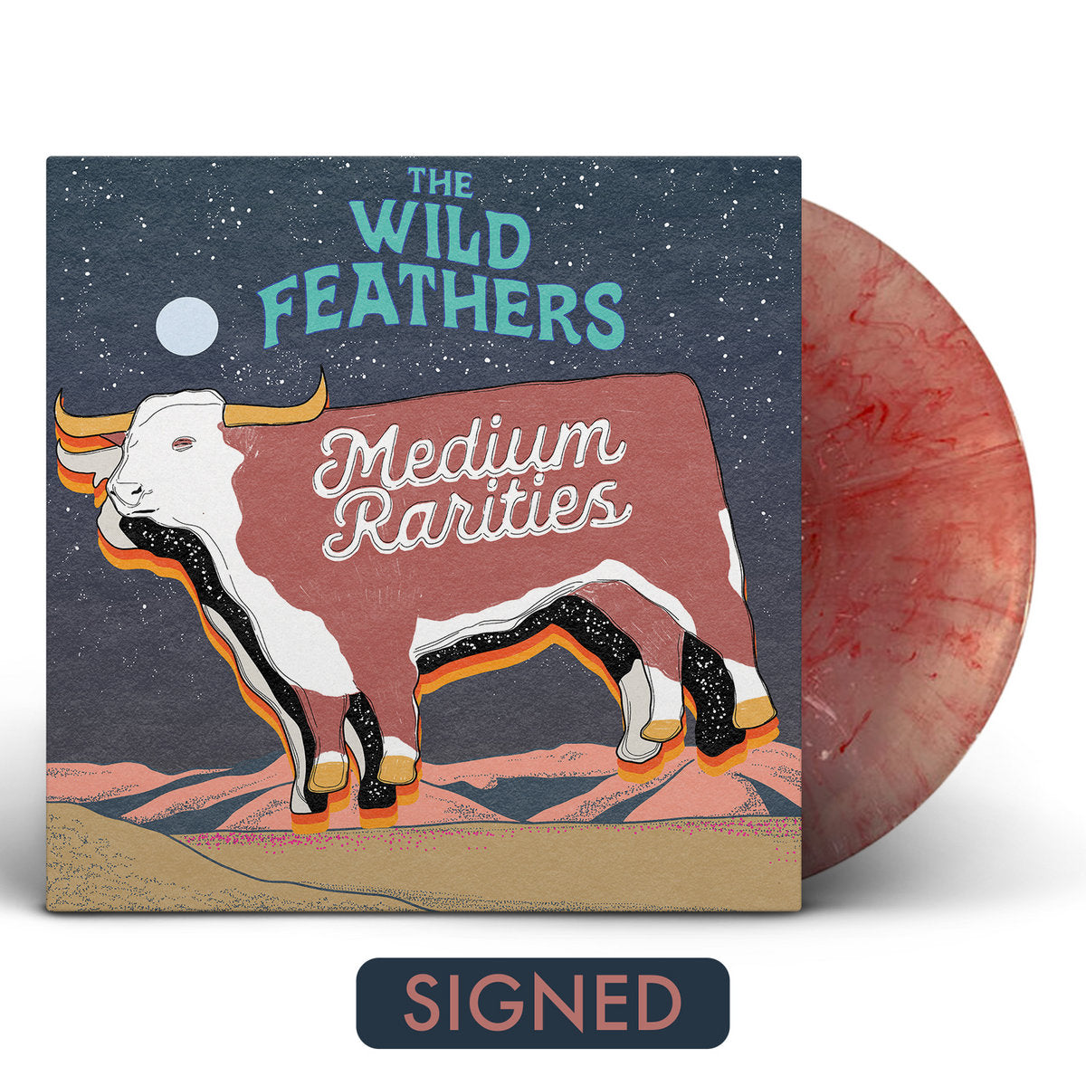 The Wild Feathers – Medium Rarities LP (Autographed By Band, Colored Vinyl)