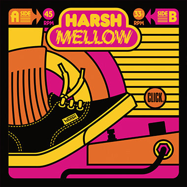 Harshmellow - Wrong From Right 7" (Orange Vinyl, Numbered, Limited to 1000, Kiss-cut Sticker Sheet)