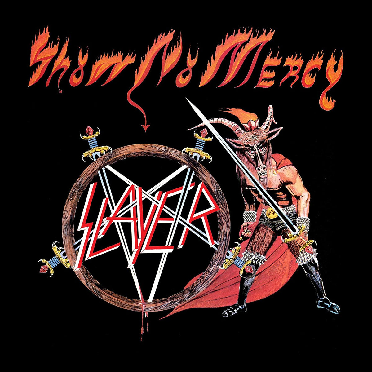 Slayer - Show No Mercy LP (Red & Black Splatter Vinyl)