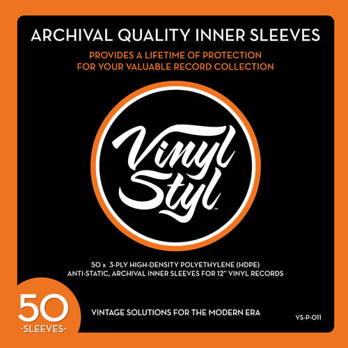 Vinyl Style VS-P-011 Archival Quality Inner Sleeves 50 Pack