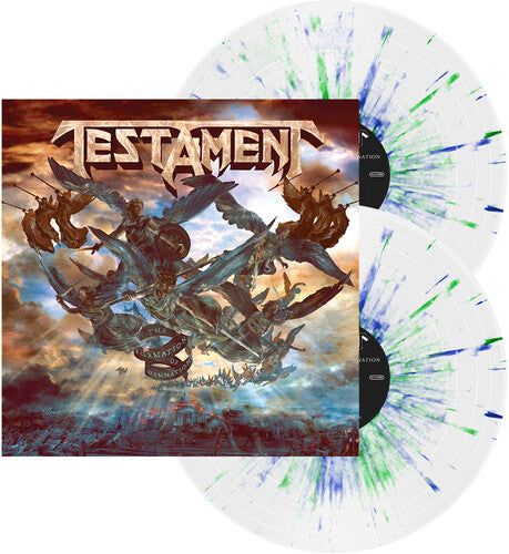 Testament - The Formation of Damnation (White With Blue & Green Splatter Vinyl)