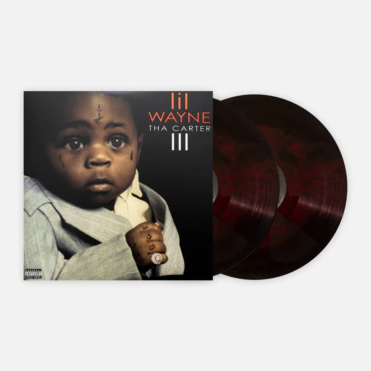Lil Wayne - Tha Carter III 2LP (Vinyl Me Please Edition, Red & Black Galaxy Vinyl, Foil Stamped)