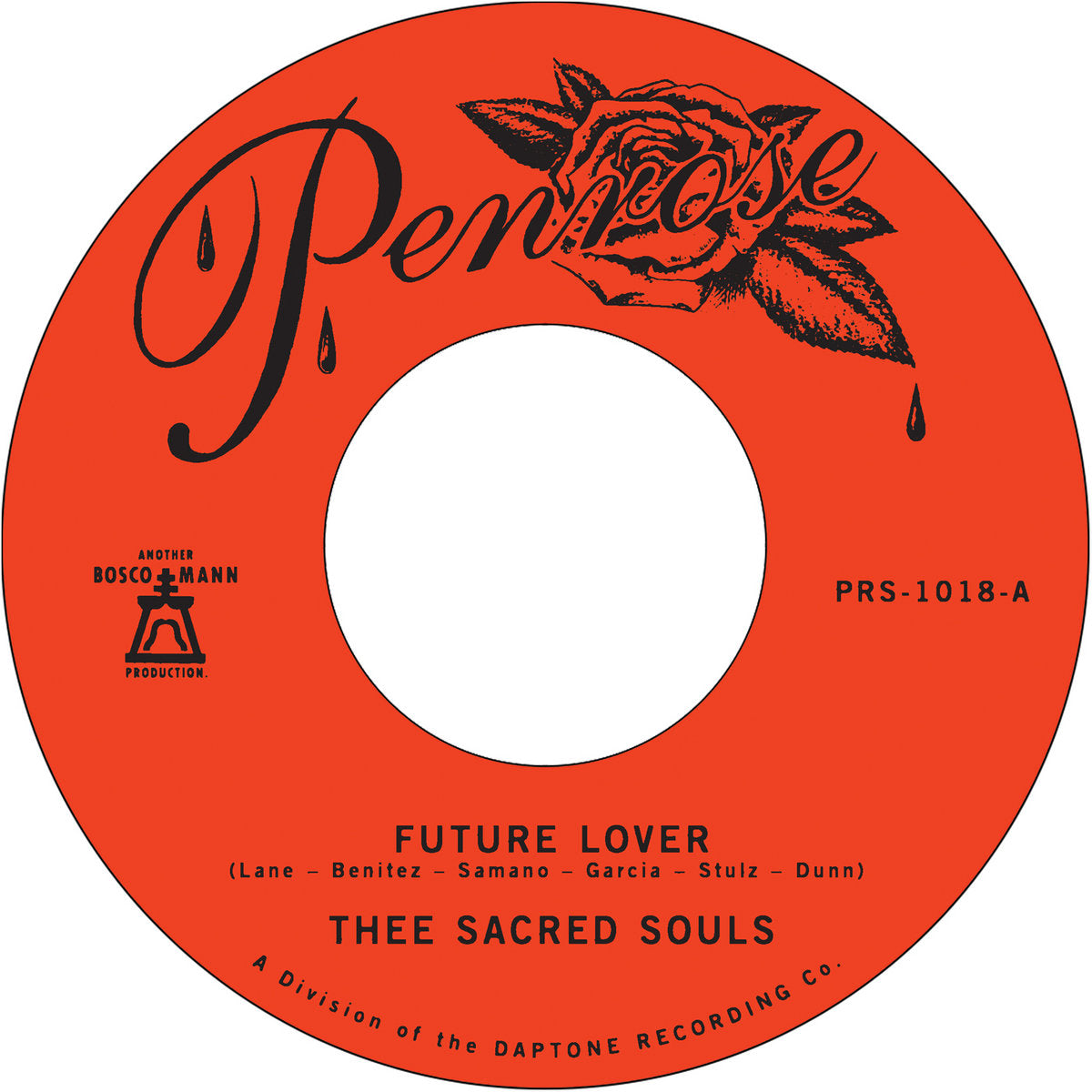 Thee Sacred Souls - Future Lover b/w For Now 7"